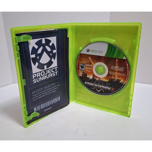 2010 MICROSOFT GAME STUDIOS XBOX 360 CRACKDOWN 2 CIB TESTED WORKS - Picture 7 of 8
